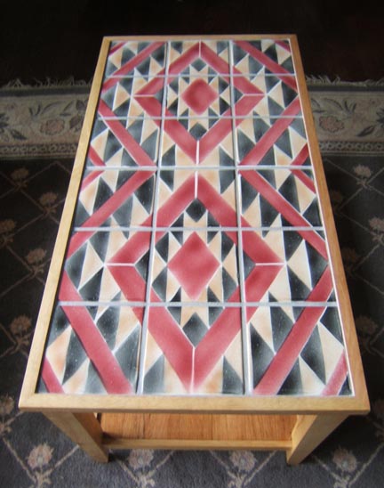 Navajo Tile Cofee Table by George Woideck of Artisan Architectural Ceramics